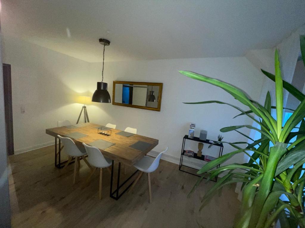 Esszimmer mit Pflanze