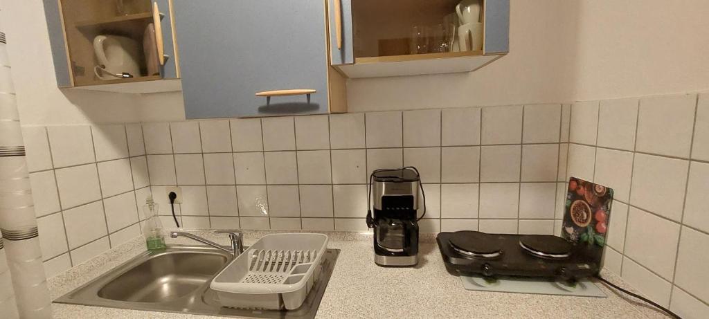 Koupelna v ubytování FeWo1&Frisch Renovierte Wohnung