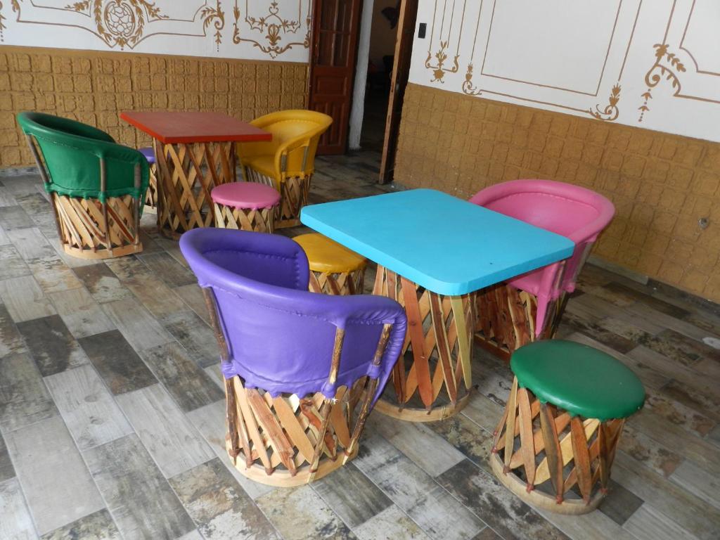 Restaurace v ubytování Hospedaje La Mexicana