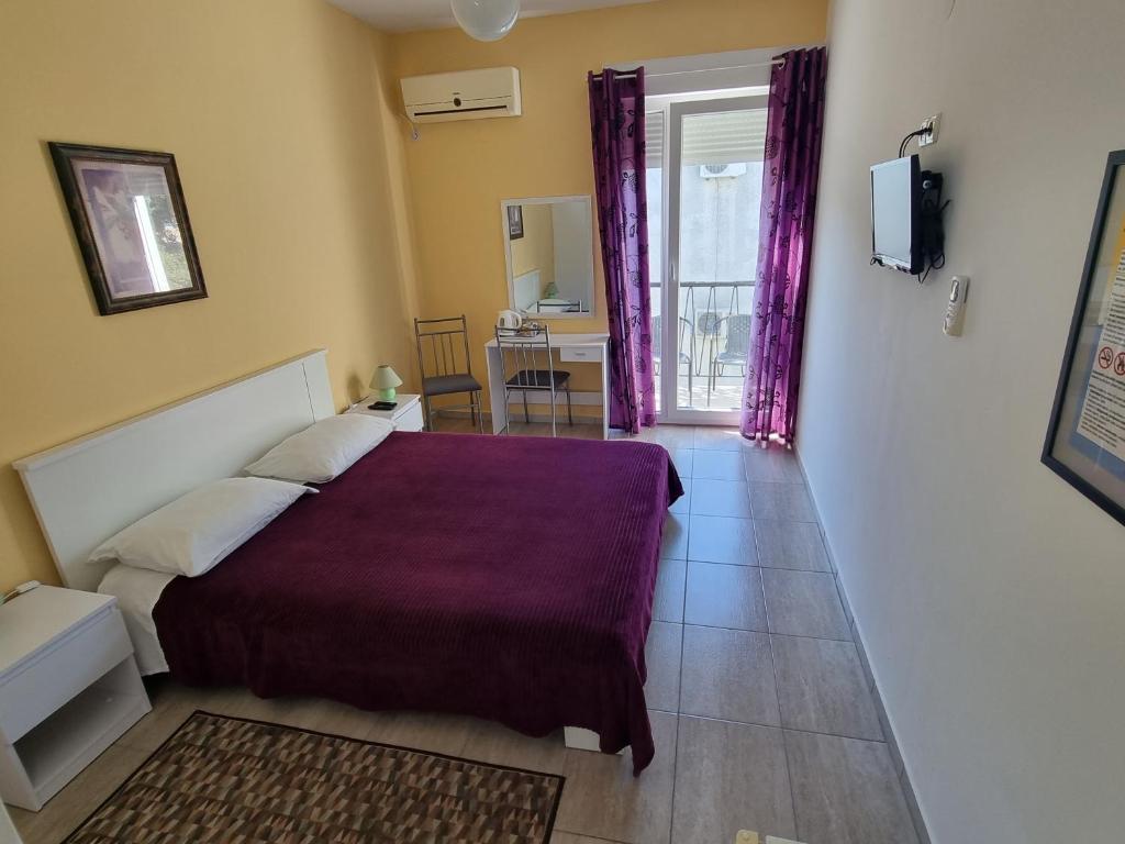Voodi või voodid majutusasutuse Guest House Morska Grota toas