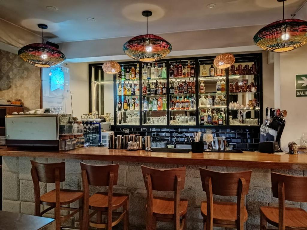 Lounge nebo bar v ubytování Rockrivers MachuPicchu