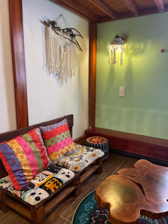 Khu vực ghế ngồi tại Selena Dalat Homestay