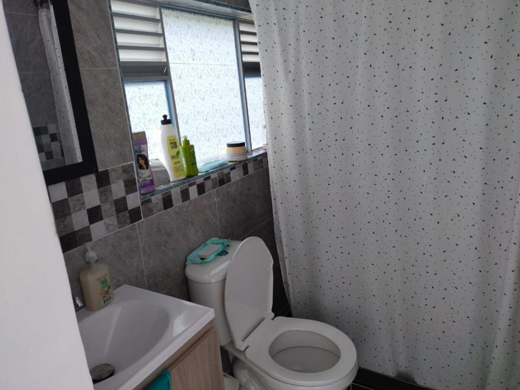 Koupelna v ubytování BABILONIA SEGUNDO PISO