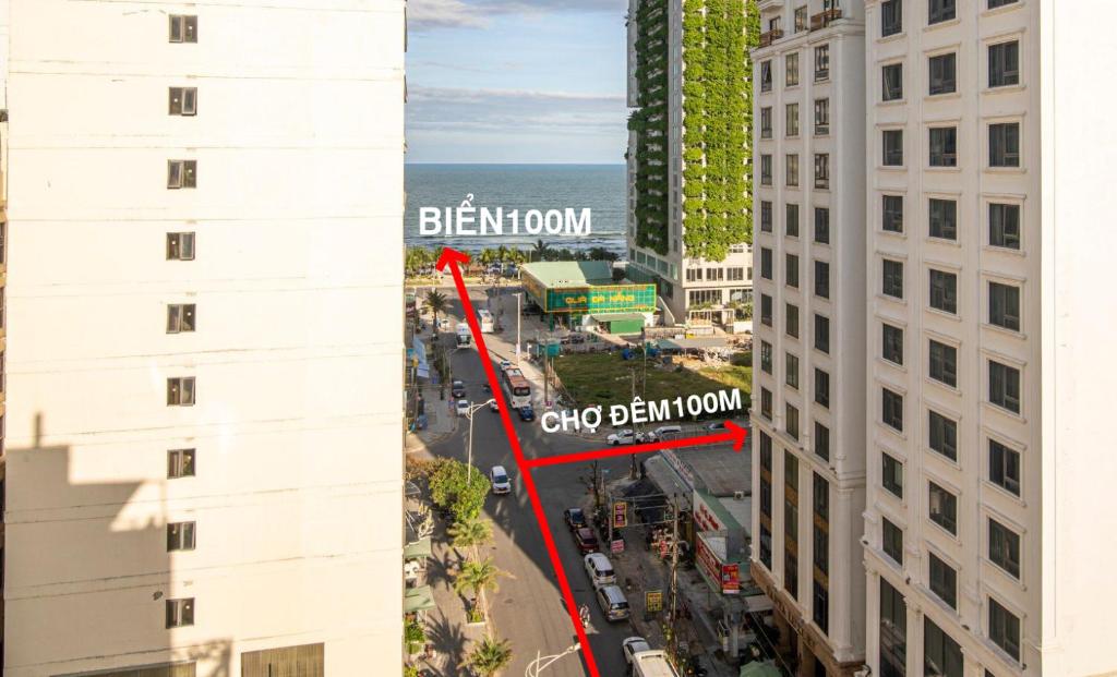 Nespecifikovaný výhled na destinaci Danang nebo výhled na město při pohledu z hotelu