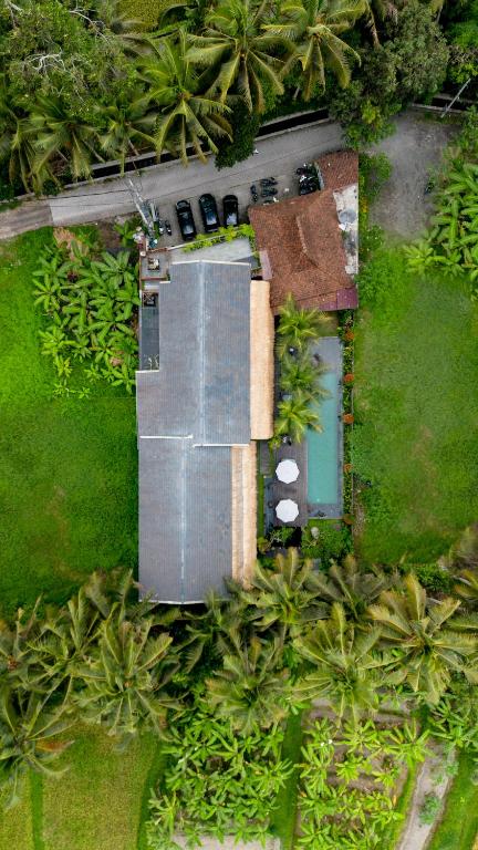 Letecký snímek ubytování Kandarpa Ubud CHSE Certified
