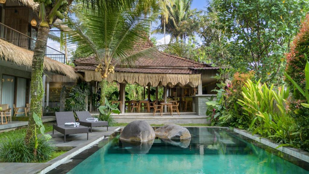Zahrada ubytování Kandarpa Ubud CHSE Certified