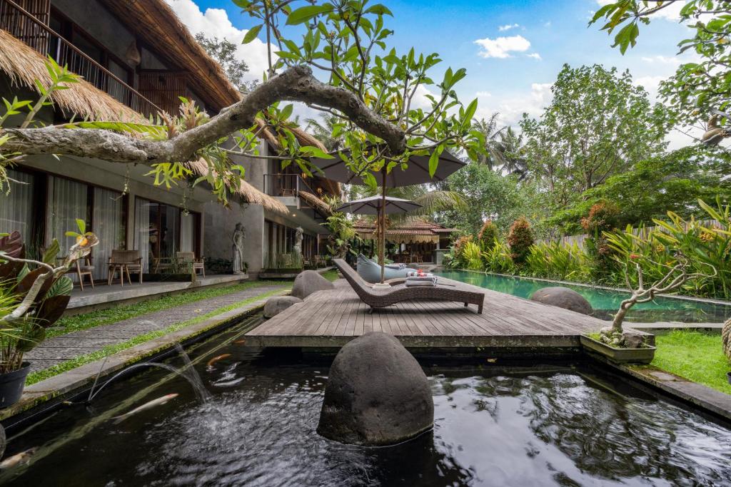 Zahrada ubytování Kandarpa Ubud CHSE Certified