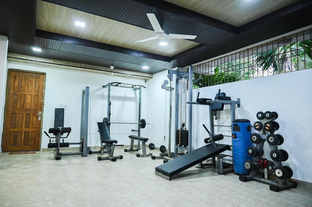 Fitness centrum a/nebo fitness zařízení v ubytování Divine Stays