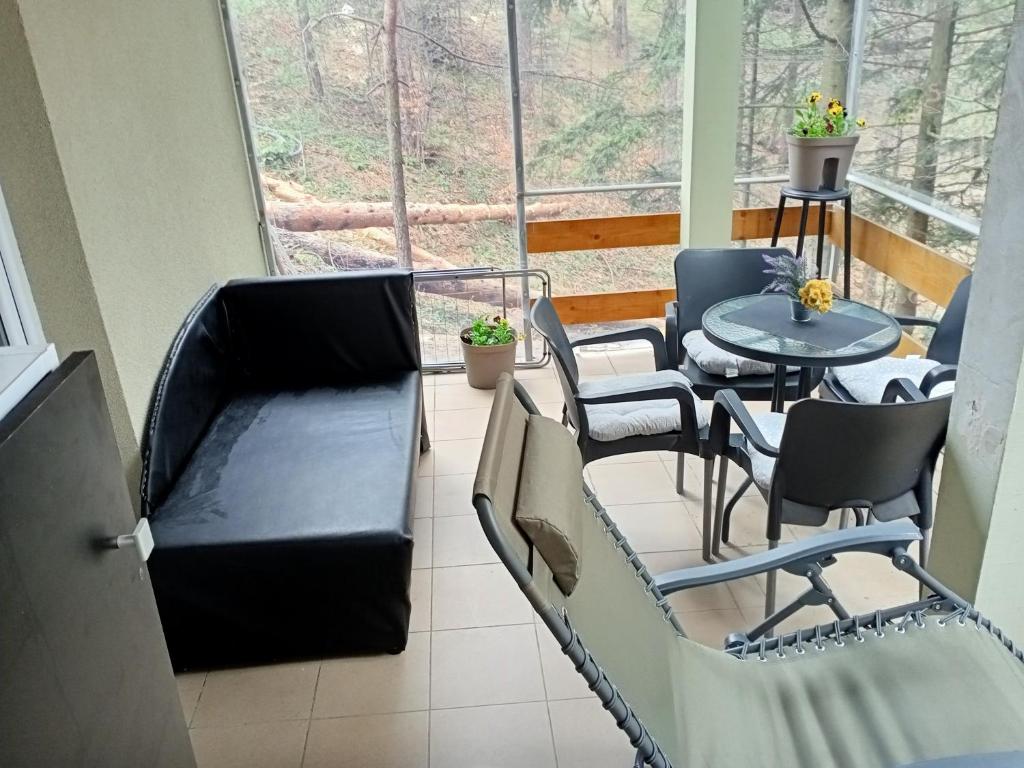 Posezení v ubytování Apartmani Trio