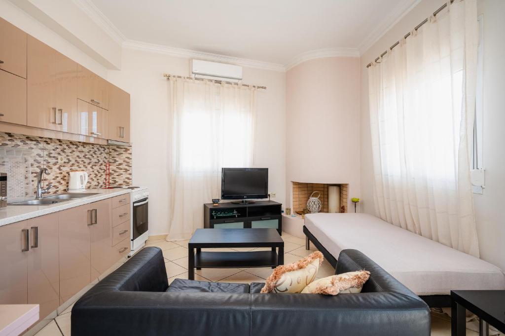 Kuchyň nebo kuchyňský kout v ubytování Jenny Apartments