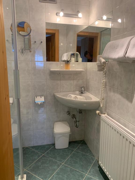 Kúpeľňa v ubytovaní Ferienhof Nasnergut