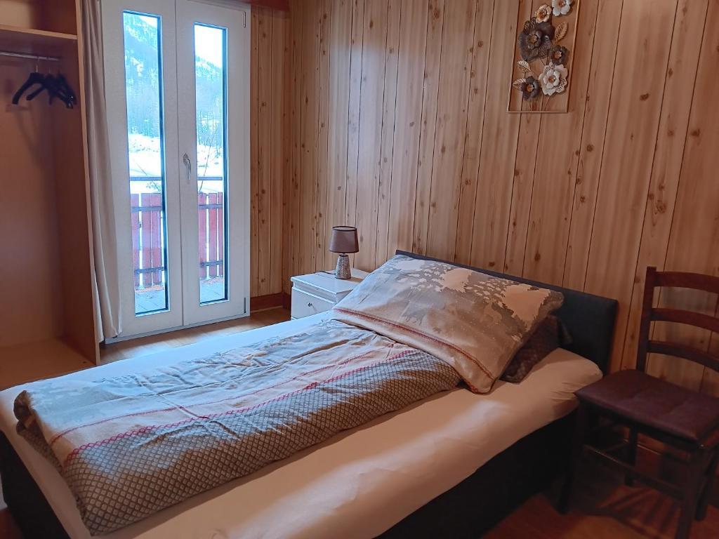 Postel nebo postele na pokoji v ubytování Pension Waldegg - restaurant