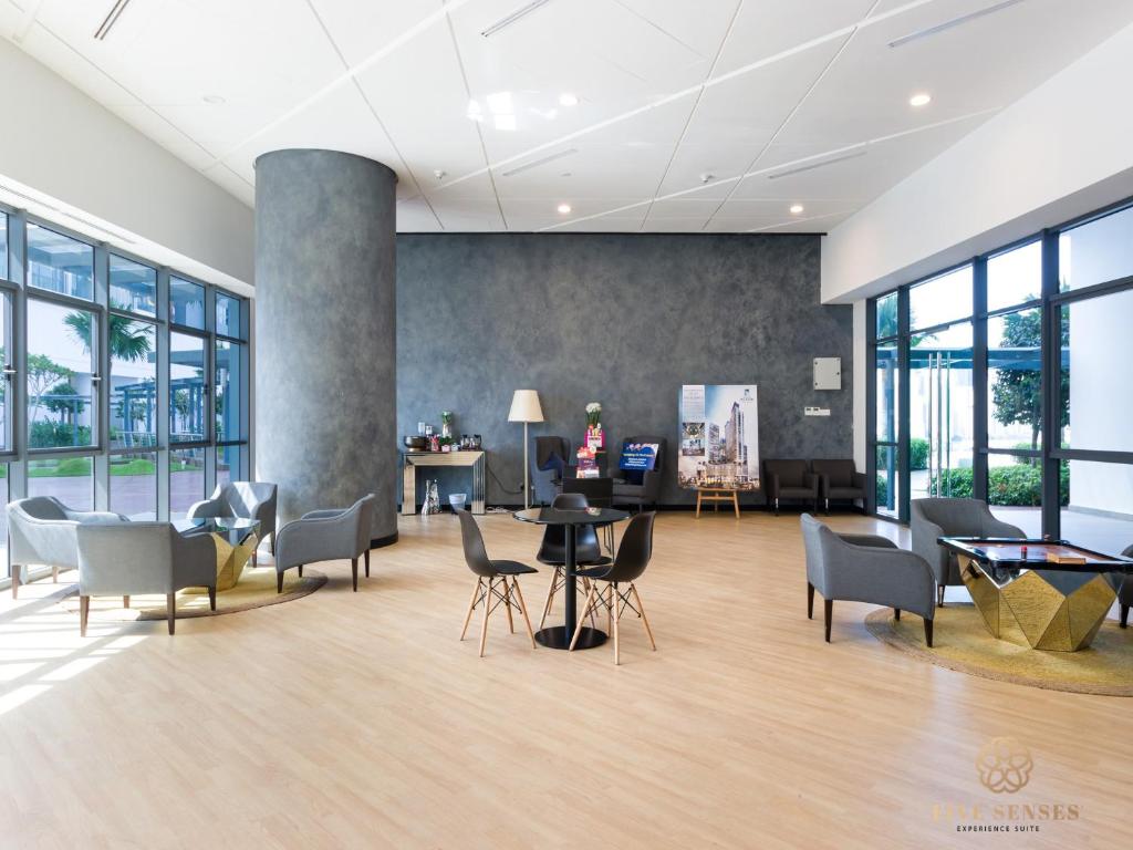 Posezení v ubytování Datum Jelatek Residence, KLCC