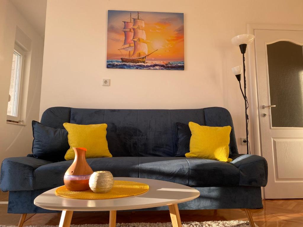 Χώρος καθιστικού στο Apartman Minja Trebinje