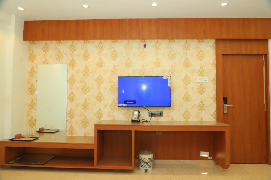 TV a/nebo společenská místnost v ubytování Hotel Sai D-lax