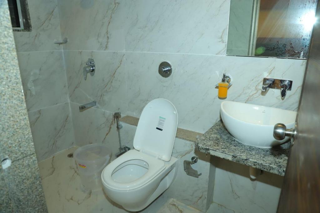 Koupelna v ubytování Hotel Sai D-lax