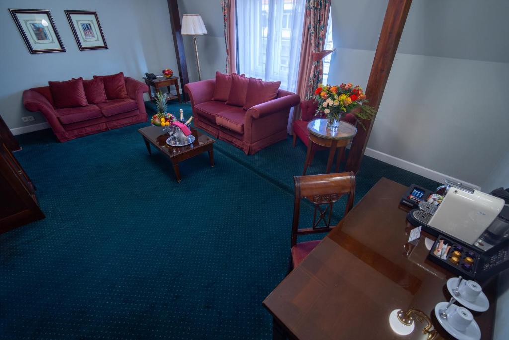 Posezení v ubytování Hotel Liberty