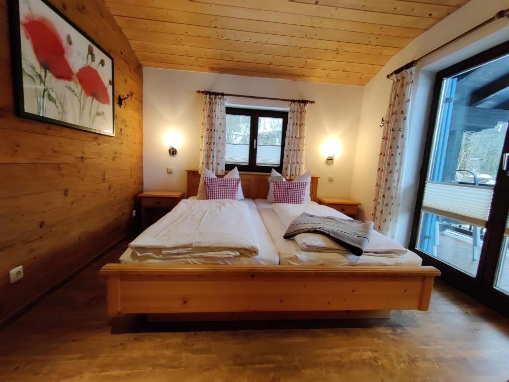 Postel nebo postele na pokoji v ubytování Rusticana
