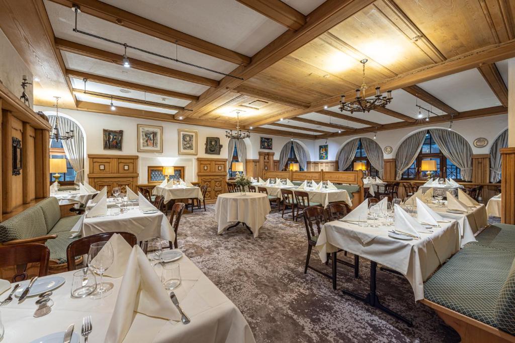 Restaurace v ubytování Central Sporthotel Davos