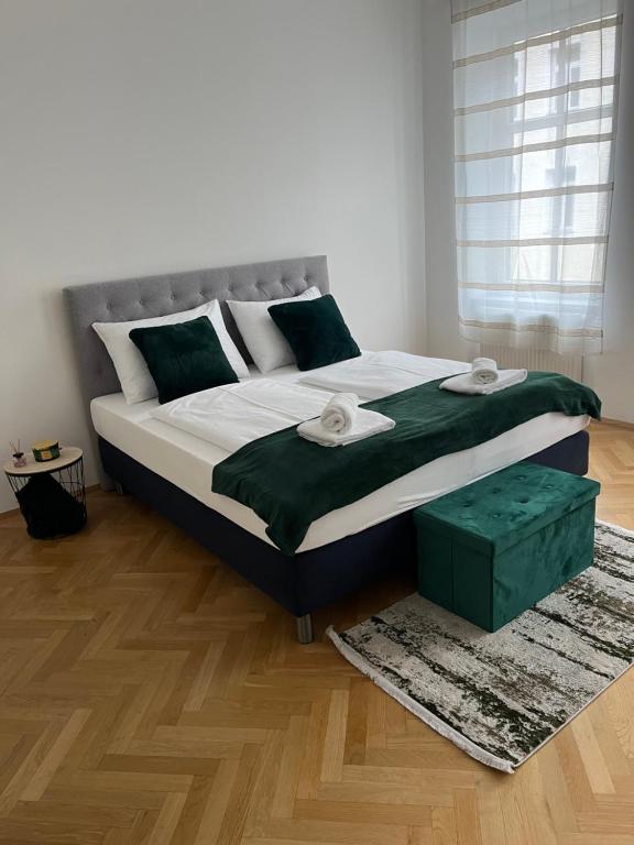 Katil atau katil-katil dalam bilik di Anna Luxury Apartment