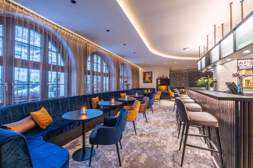 Posezení v ubytování Central Sporthotel Davos