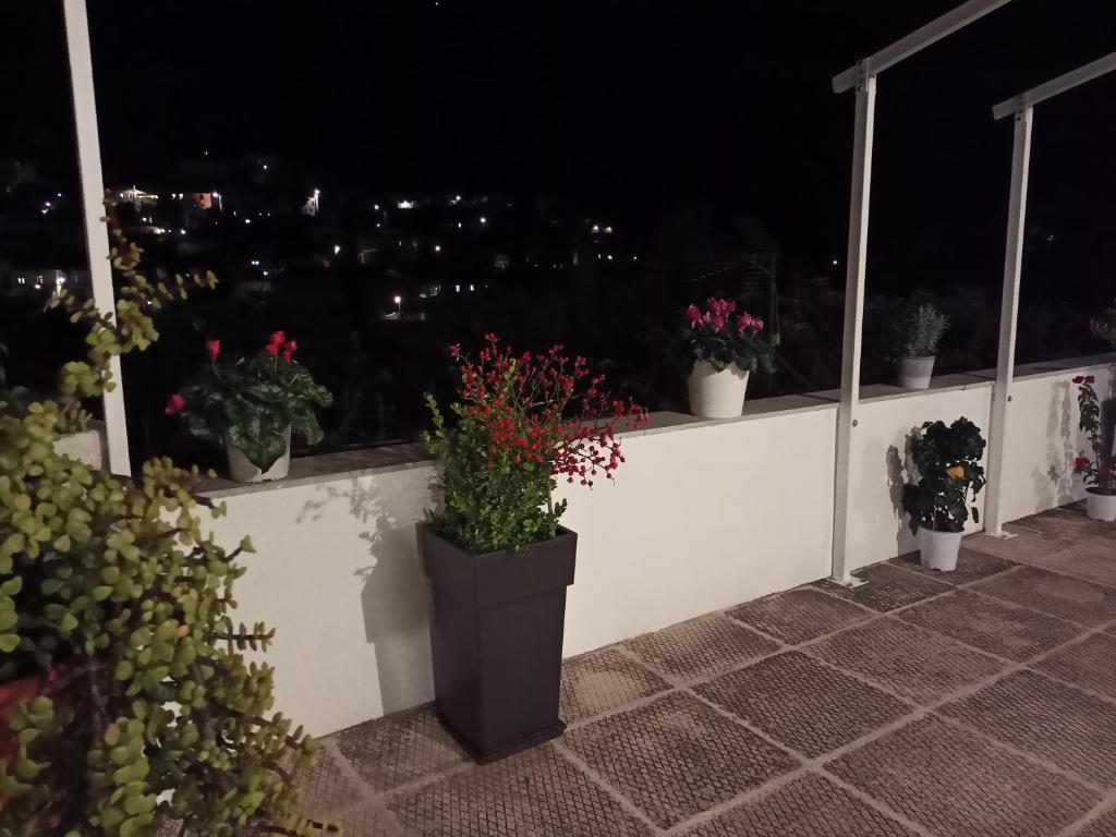 Balkón nebo terasa v ubytování Smaragdas Paradise