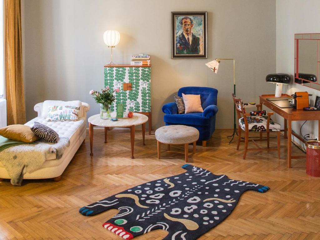 Posezení v ubytování Small Luxury Hotel Altstadt Vienna