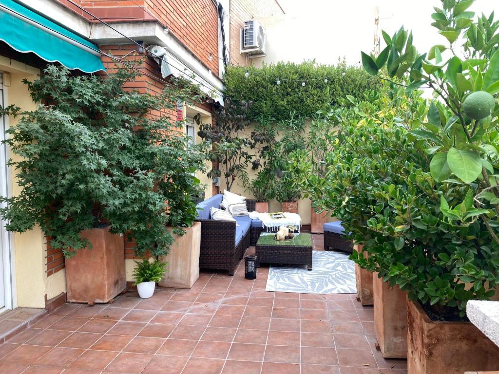 Zahrada ubytování Cómoda Habitación Doble cerca de los lugares emblemáticos de Madrid