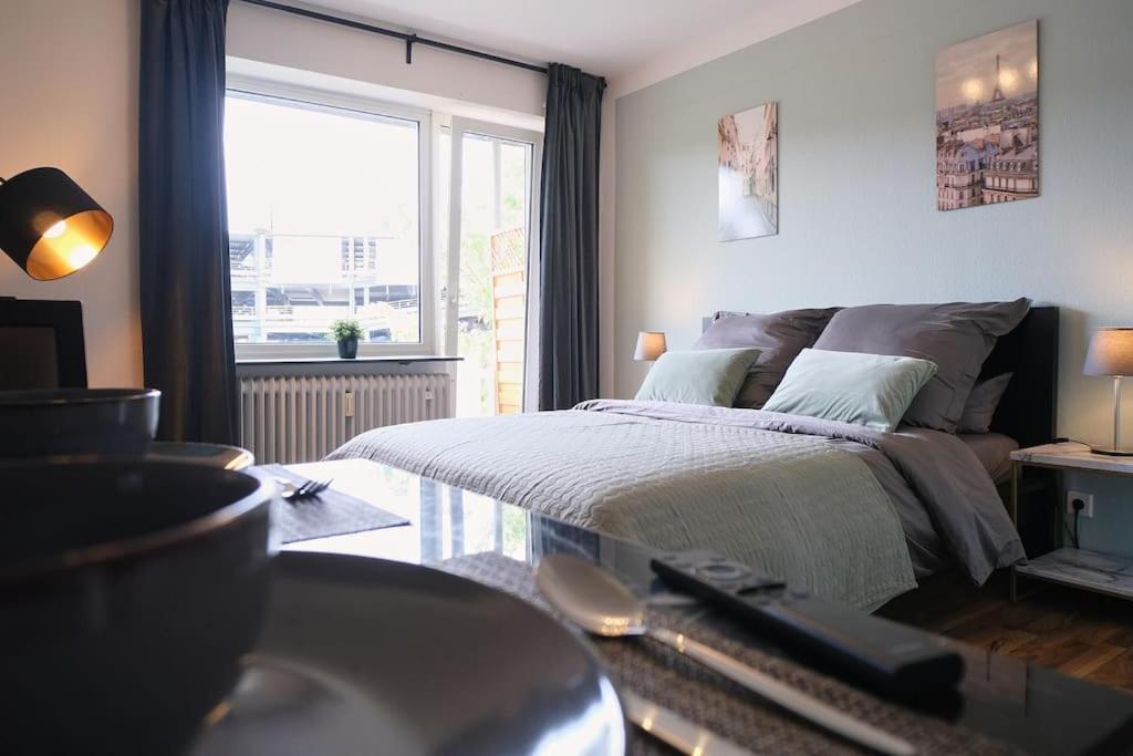 Ένα ή περισσότερα κρεβάτια σε δωμάτιο στο Mivano Apartments - Am Bahnhof
