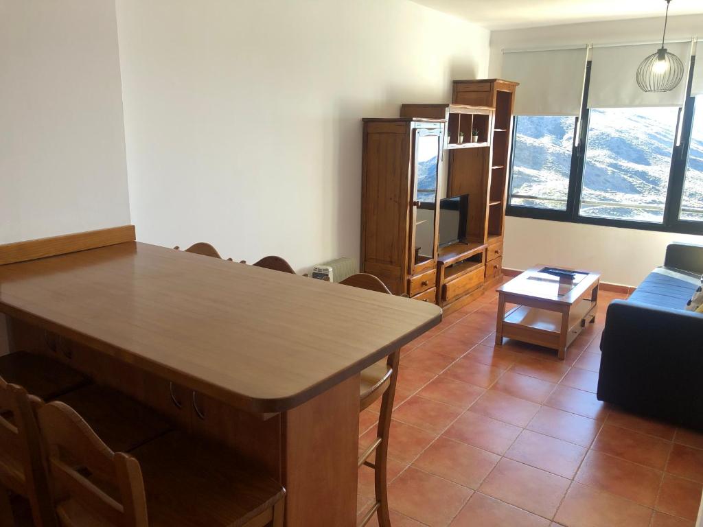 Posezení v ubytování zona media apartamento confort monte oiz