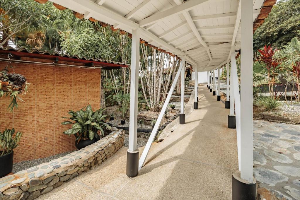 Zahrada ubytování Hotel Quimbaya