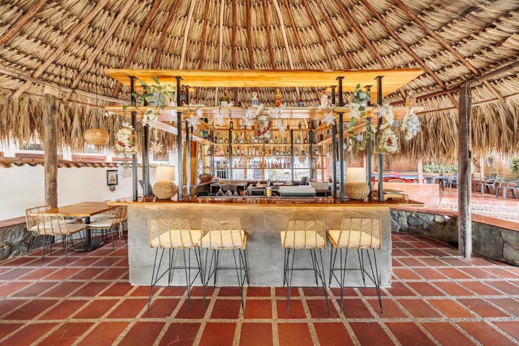Restaurace v ubytování Hotel Quimbaya