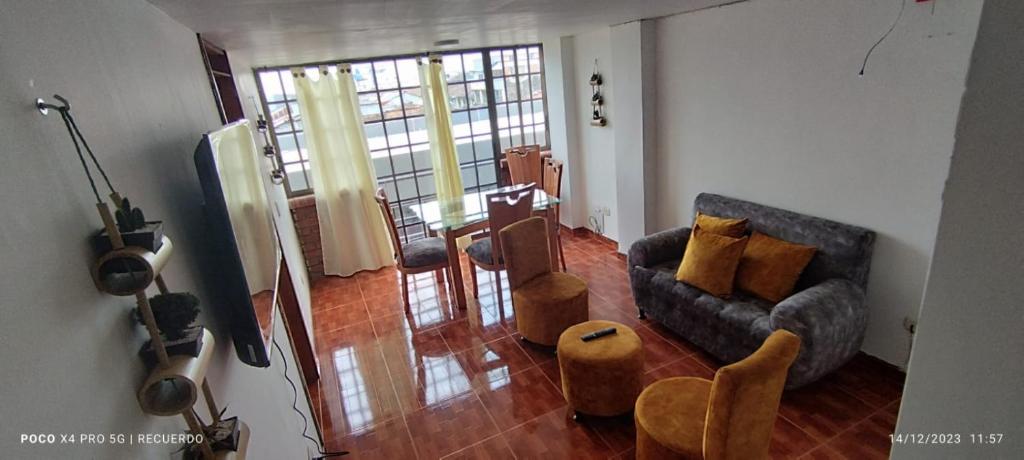 Oleskelutila majoituspaikassa Apartamento MONACO Céntrico Tercer Piso sin ascensor
