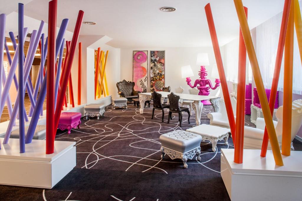 Posezení v ubytování Hotel Da Vinci