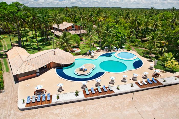Bazén v ubytování Hotel Karapitangui nebo v jeho okolí