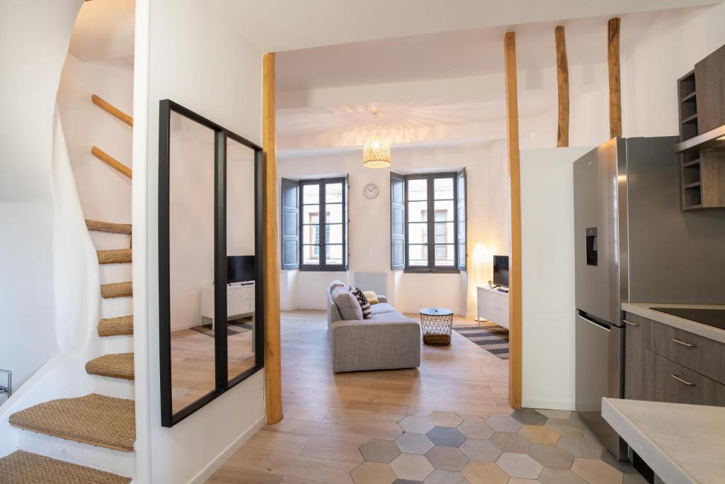 Posezení v ubytování Le Duplex - Hypercentre - Wifi