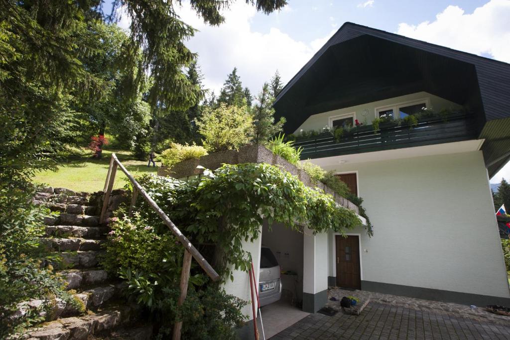 Zahrada ubytování Villa Bohinj