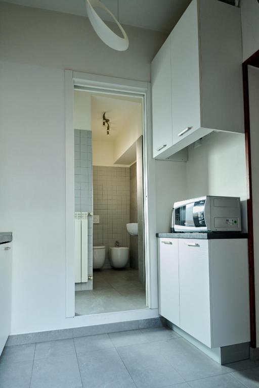 Kuchyňa alebo kuchynka v ubytovaní Casa Marianna - Città Alta - Appartamento Affrescato - Bergamo