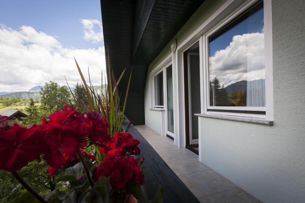 Zahrada ubytování Villa Bohinj