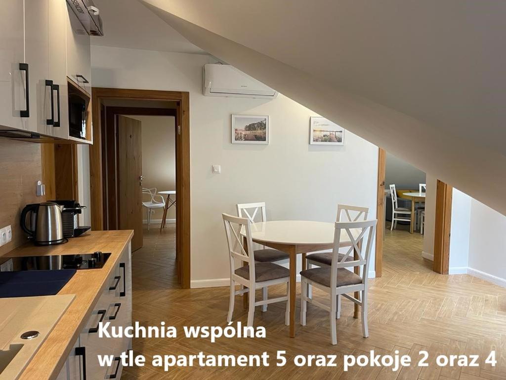 Kuchyň nebo kuchyňský kout v ubytování Zakątek Śniardwy