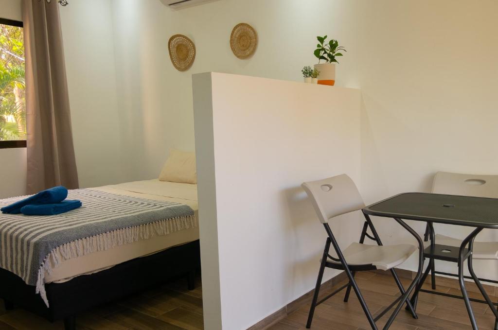 Postel nebo postele na pokoji v ubytování MY - Cosy Lodges