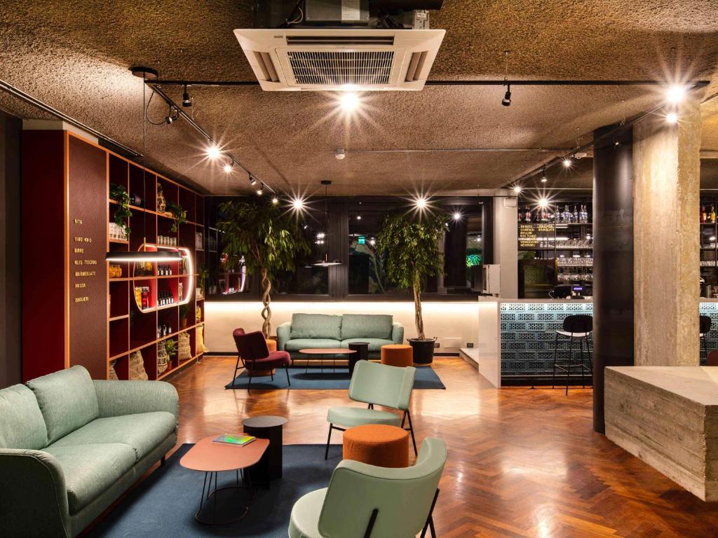 Posezení v ubytování Ibis Styles Roma Aurelia