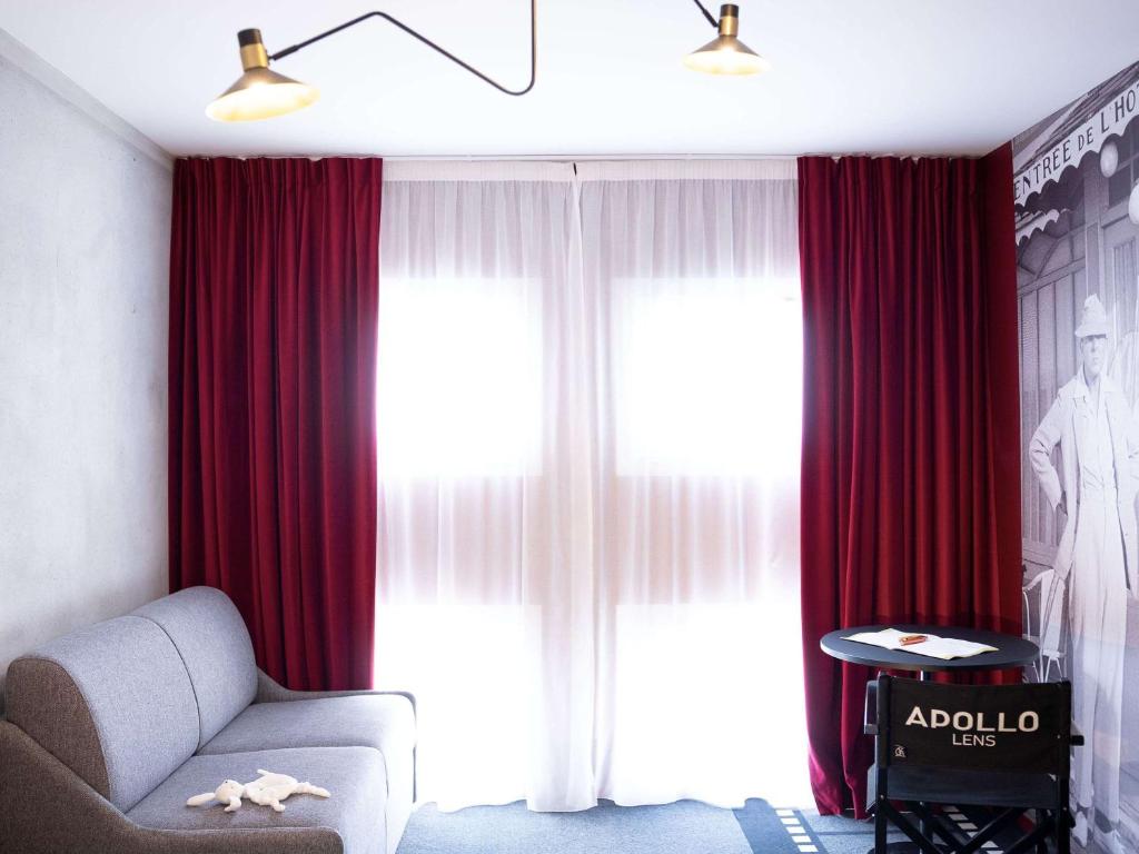 Posezení v ubytování ibis Styles Lens Centre Gare