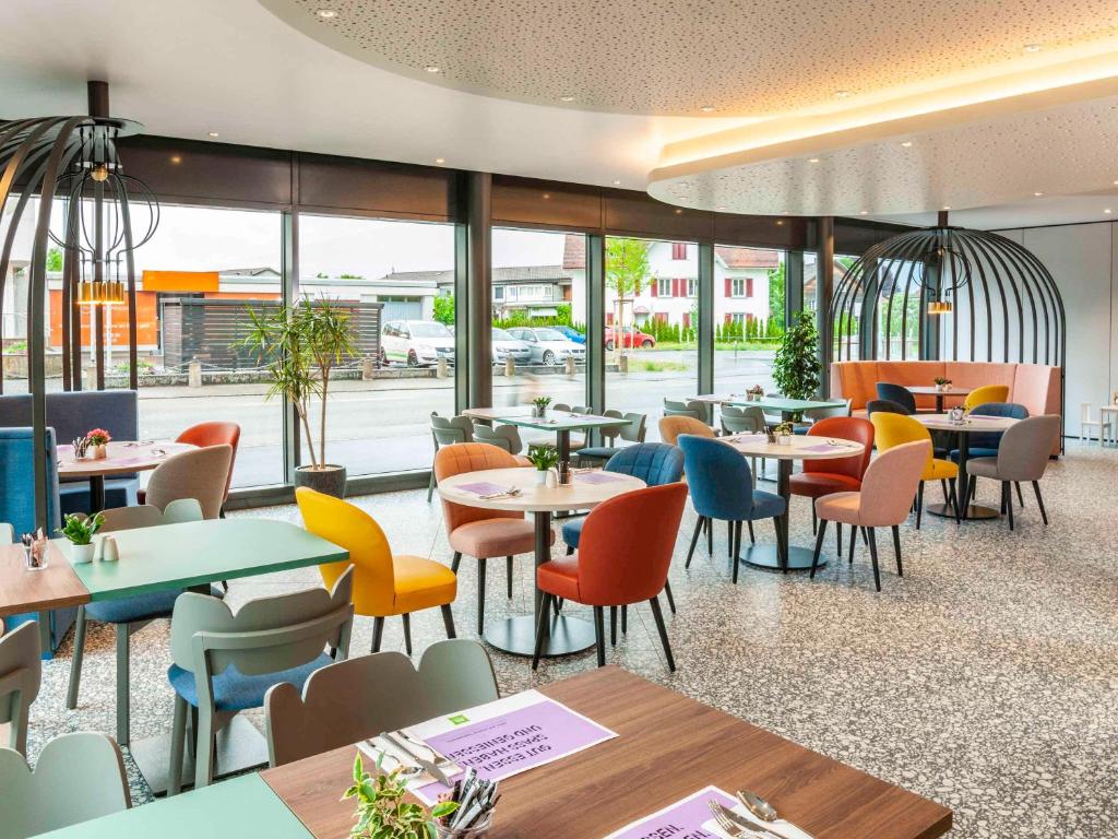 Restaurace v ubytování ibis Styles St Margrethen Bodensee