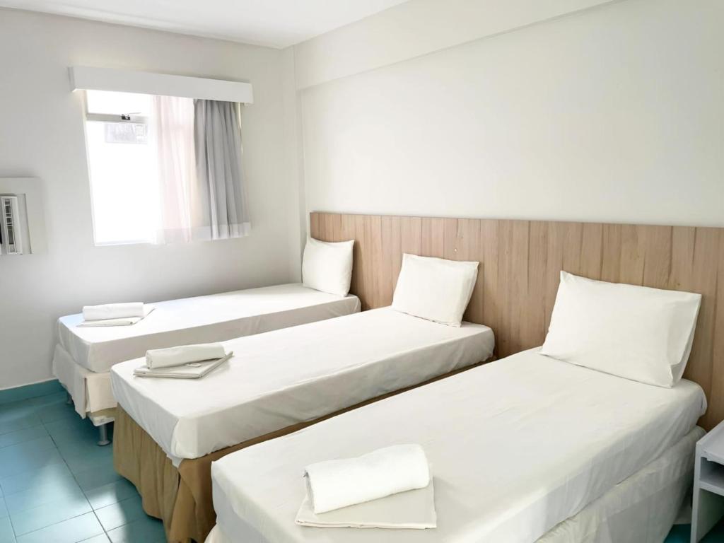 Katil atau katil-katil dalam bilik di Hotel Boa Viagem Aeroporto