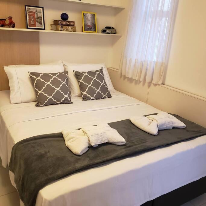 Postel nebo postele na pokoji v ubytování Porto das Dunas Aquiraz Luxury Duplex