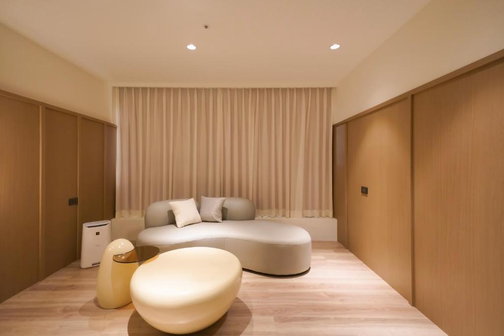 Posezení v ubytování Hope Hotel Tainan