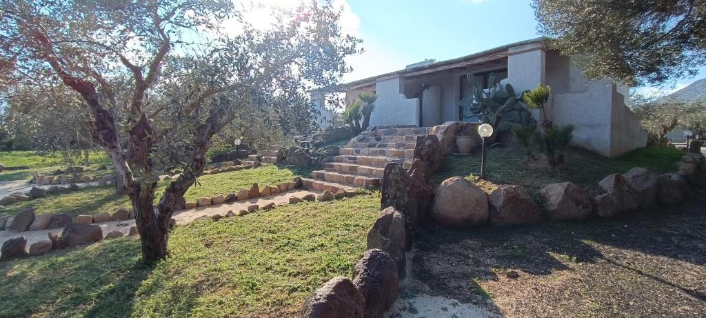 Zahrada ubytování Orosei RE - Il Paradiso degli Ulivi con PISCINA e vista mare