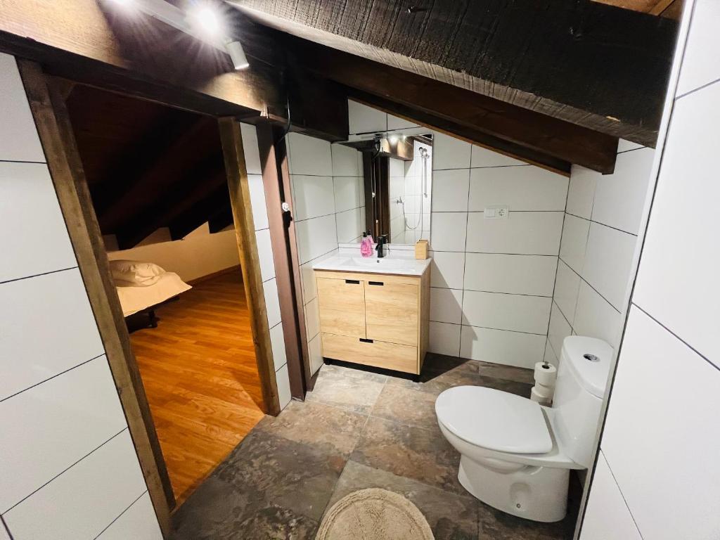 Koupelna v ubytování Cabanya les Moreres