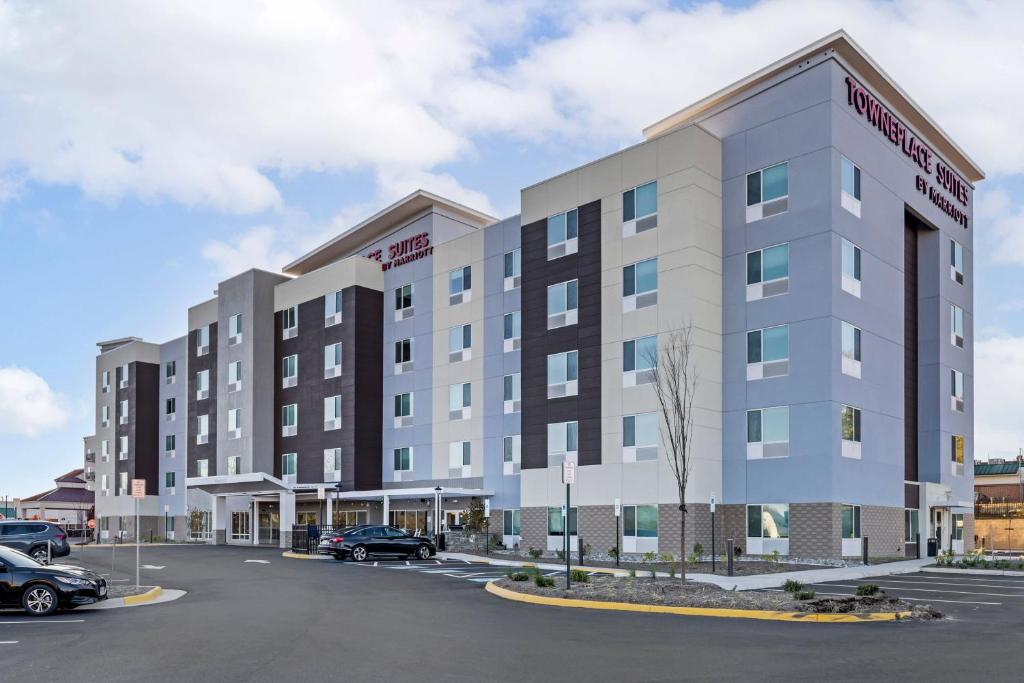 a rendering of a hotel in a parking lot at TownePlace Suites by Marriott Richmond Colonial Heights in Colonial Heights